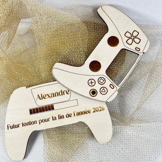 🎁 Idée cadeau naissance original : la carte annonce personnalisée en bois