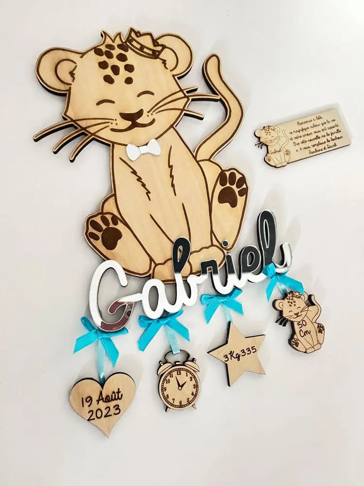 Décoration murale d'animaux pour enfant