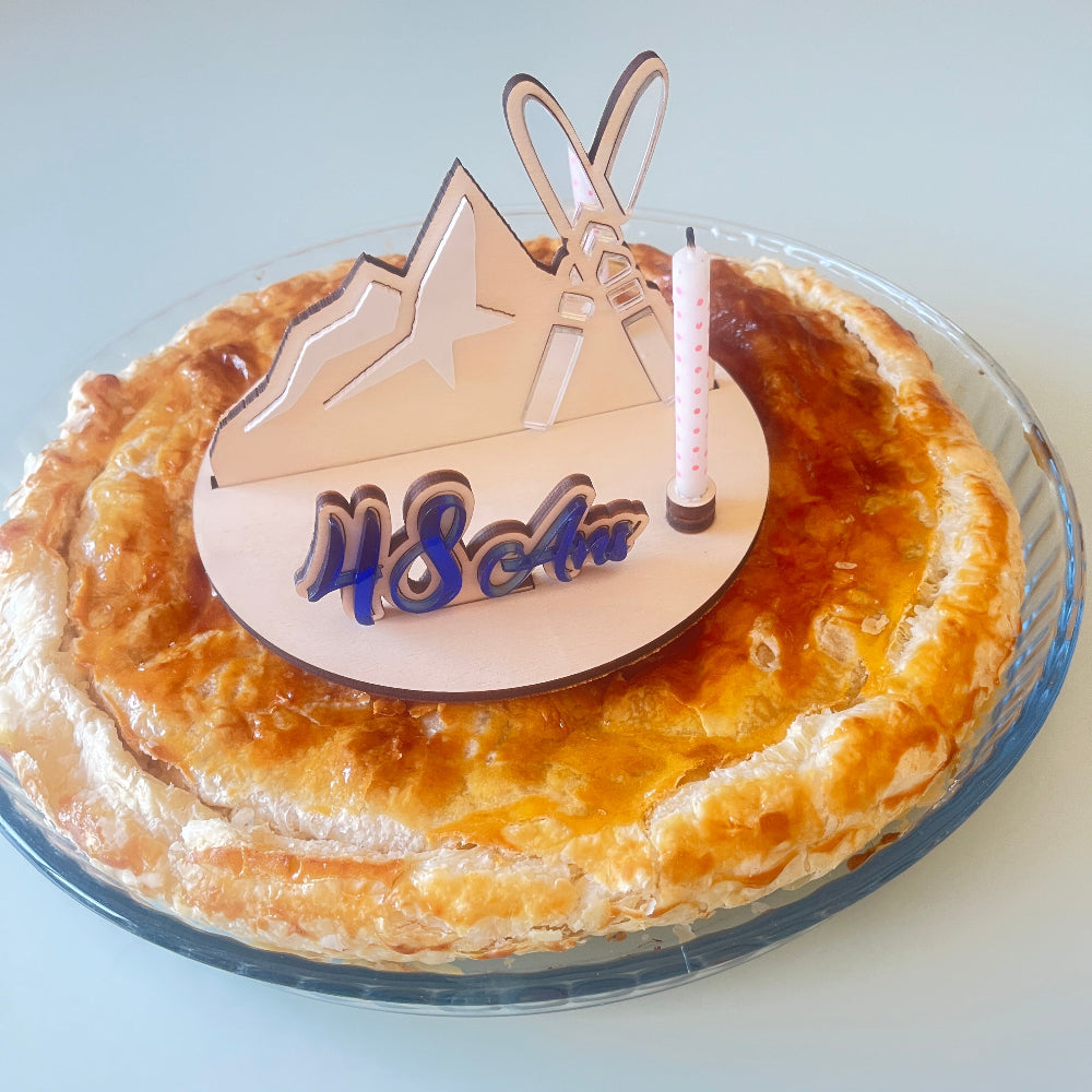 Décor de gâteau d’anniversaire personnalisé