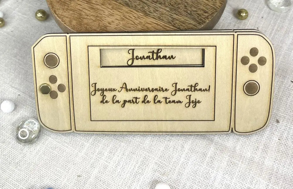 manette en bois 