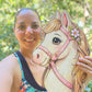 Hobby horse tête de cheval
