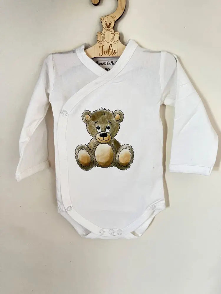 Body bébé personnalisé en impression textile Laurie Deco et Lumieres