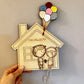Boîte à clefs personnalisée en bois Laurie Déco et lumières