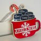 Boule de Noël chocolat chaud personnalisée Laurie Déco et lumières