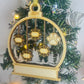 Boule de Noël étoiles personnalisée Laurie Déco et lumières