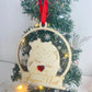 Boule de noël ourson personnalisée Laurie Déco et lumières
