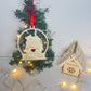 Boule de noël ourson personnalisée Laurie Déco et lumières