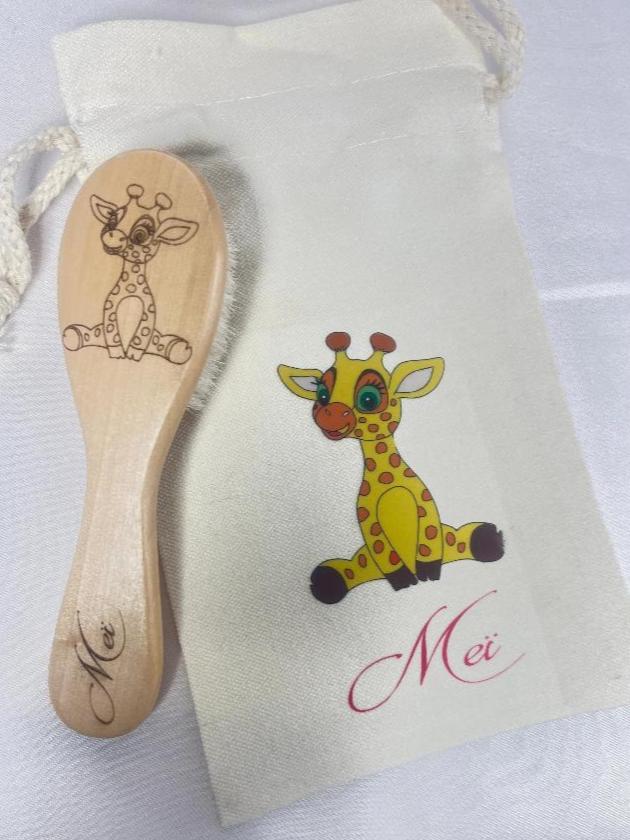 Brosse en bois bébé Laurie Déco et Lumières