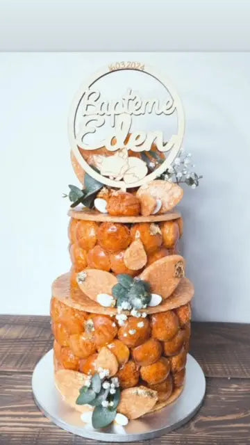 Cake topper animal personnalisé Laurie déco et lumières