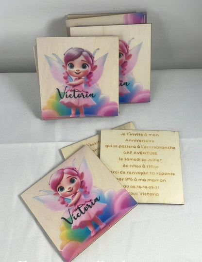 Carte anniversaire Laurie Déco et lumières