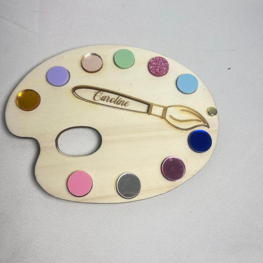 Carte annonce artiste peintre Laurie Déco et Lumières