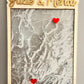 Carte des amoureux personnalisée Laurie Déco et lumières