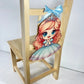 Chaise en bois décorative personnalisée Laurie Déco et Lumières