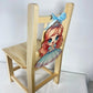 Chaise en bois décorative personnalisée Laurie Déco et Lumières