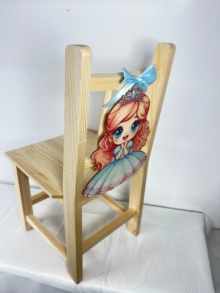 Chaise en bois décorative personnalisée Laurie Déco et Lumières