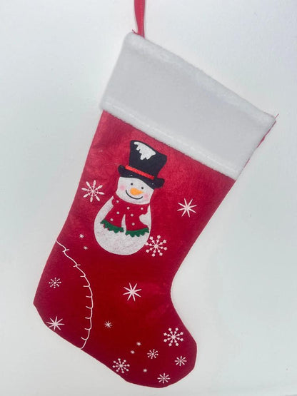 Chaussette de Noël personnalisée Laurie Déco et lumières