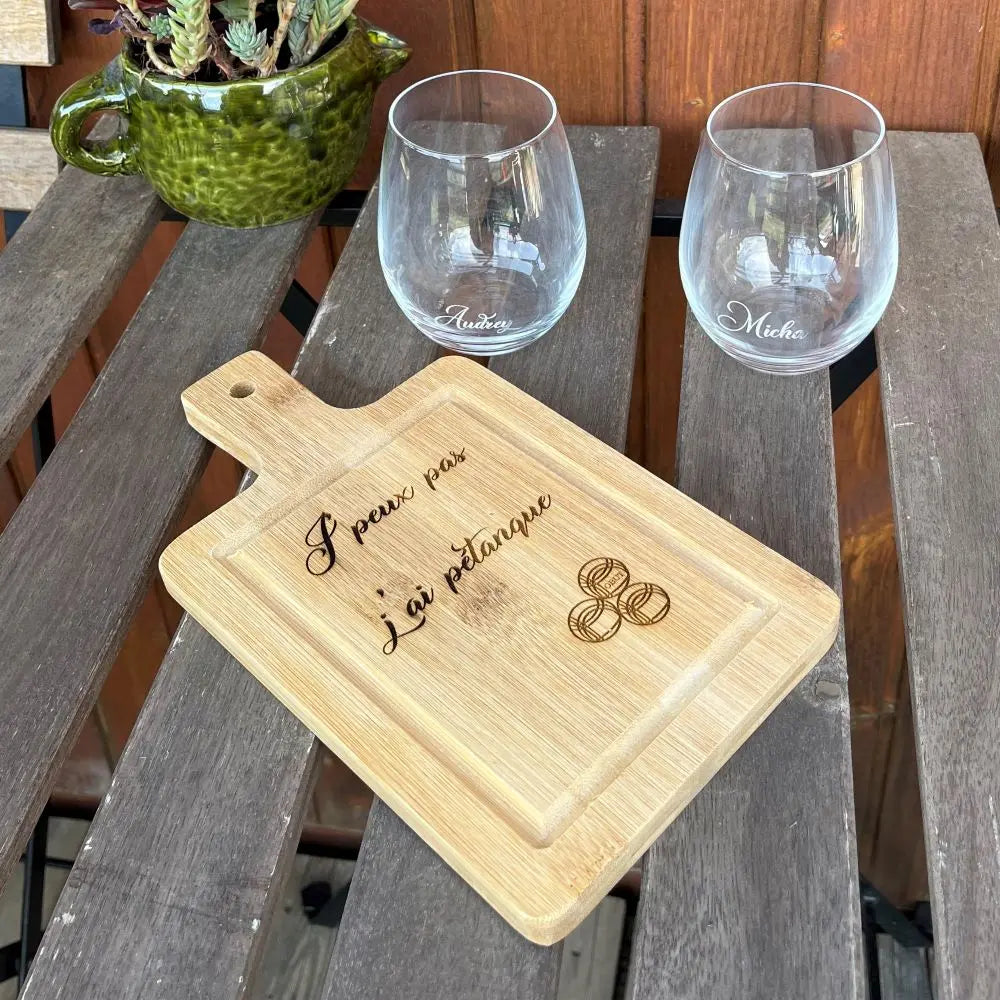 Coffret apéro personnalisé Laurie Déco et lumières