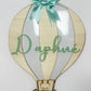 Décoration ourson montgolfière personnalisée Laurie Déco et Lumières