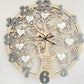 Horloge arbre de vie en bois personnalisée Laurie Déco et lumières