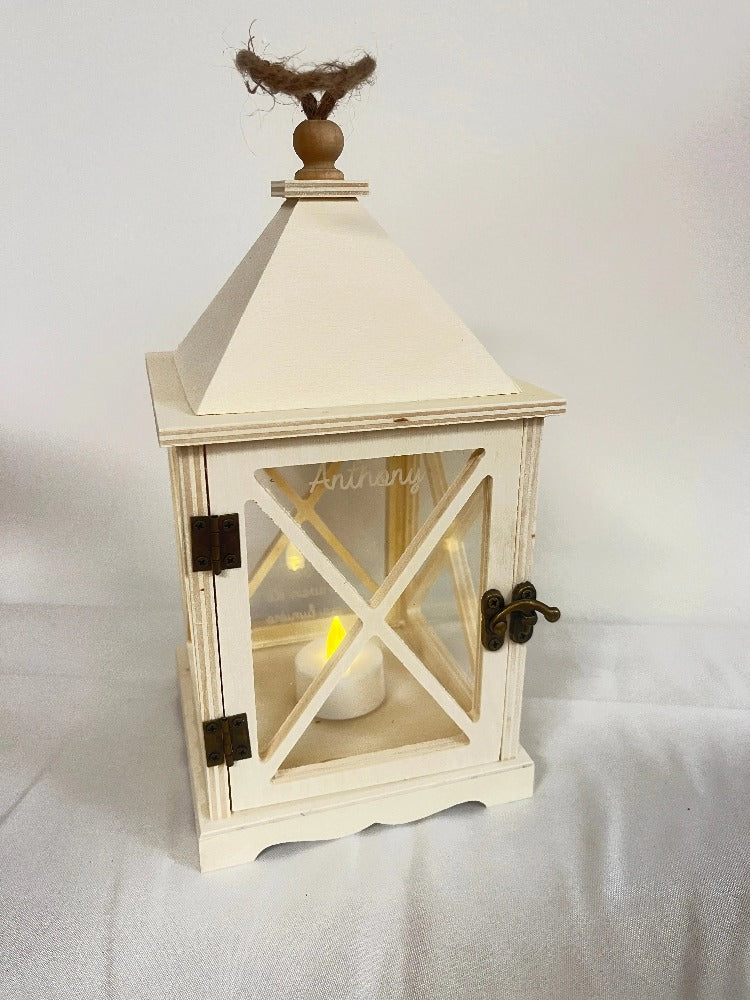 Lanterne personnalisée Laurie Déco et lumières