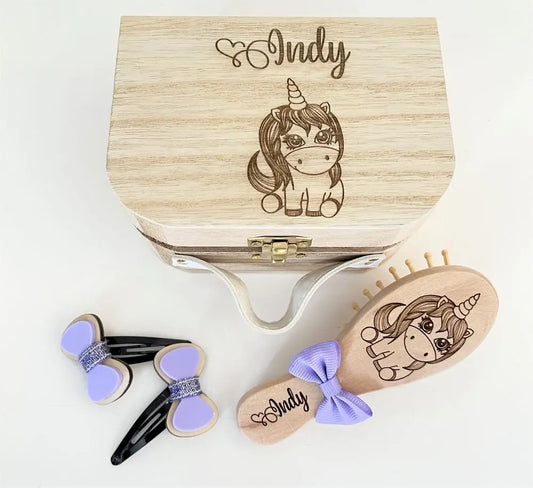 Mini coffret coiffure personnalisé Laurie Déco et Lumières