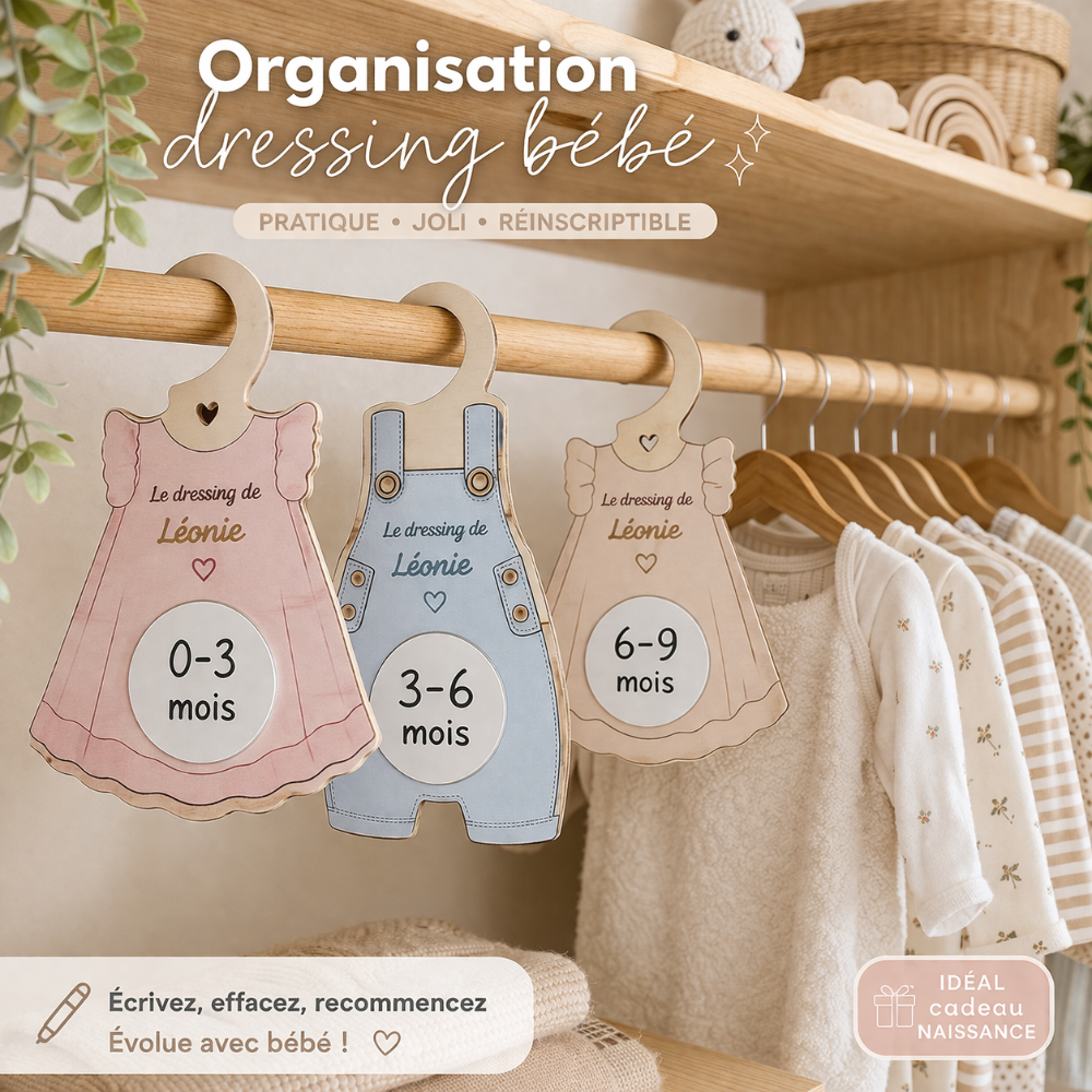 Organisation de dressing bebe chic