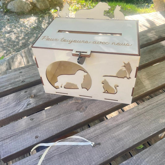 Urne animaux personnalisée Laurie Déco et Lumières