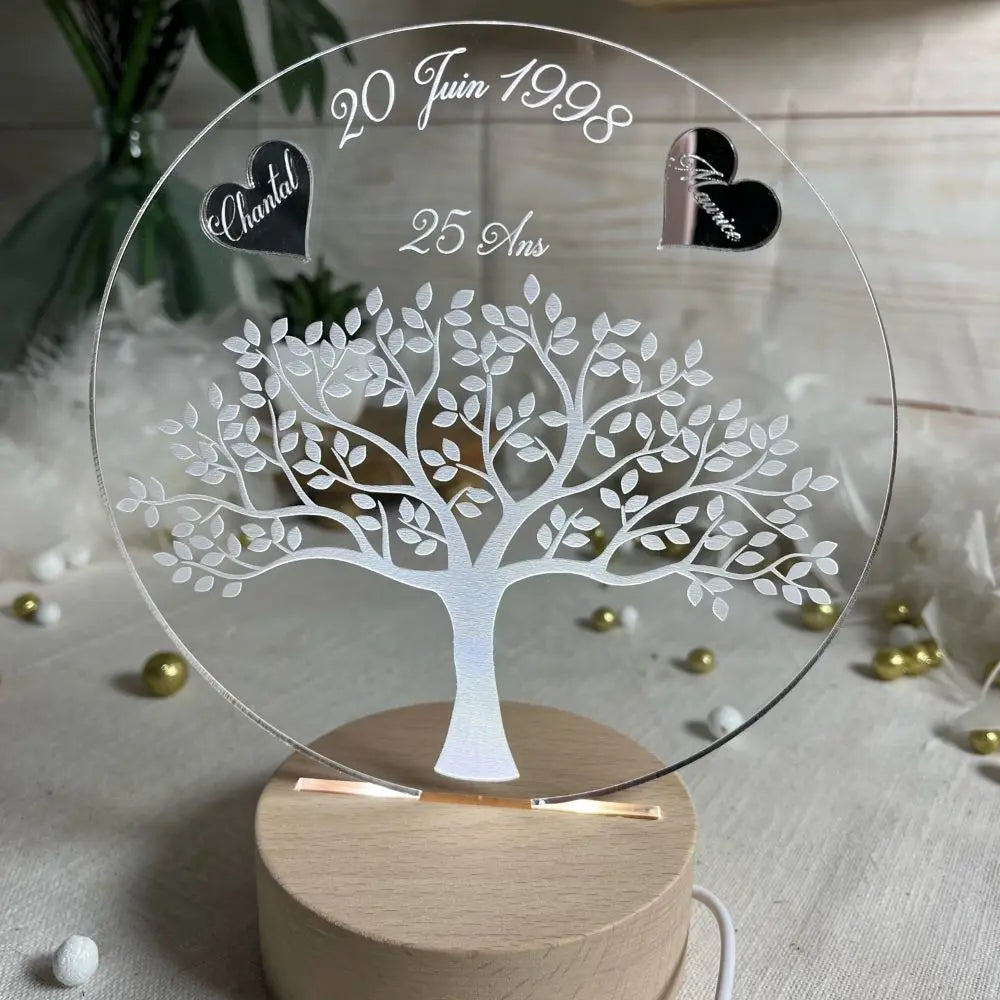 Veilleuse arbre de vie personnalisé Laurie Déco et lumières