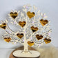 arbre de famille personnalisable bois et or