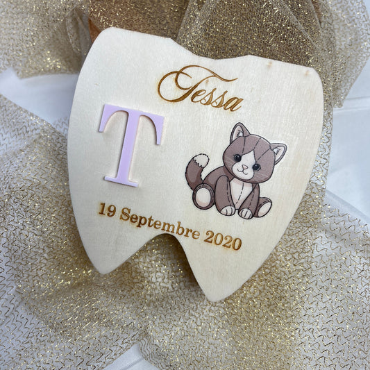 boite a dents chaton personnalisable