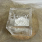boite alliance plexiglas personnalisable rose blanche