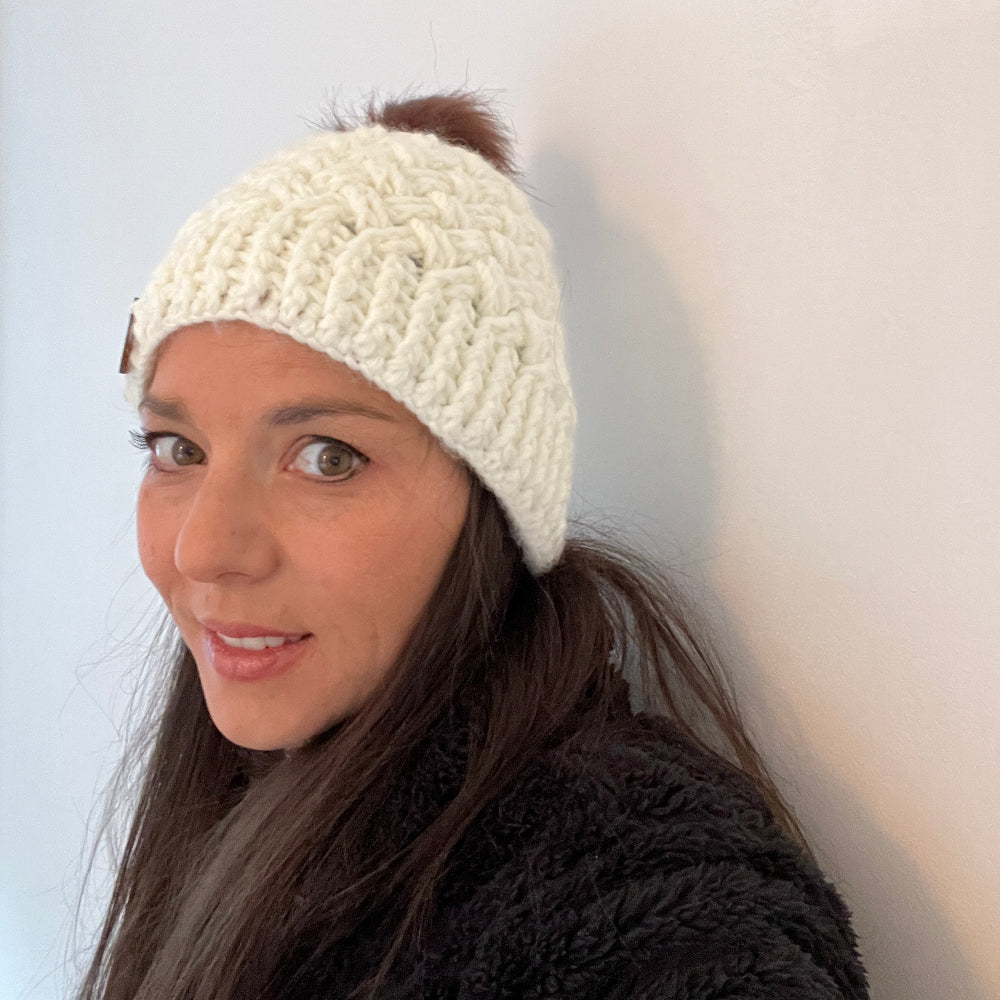 bonnet crochet fait main 