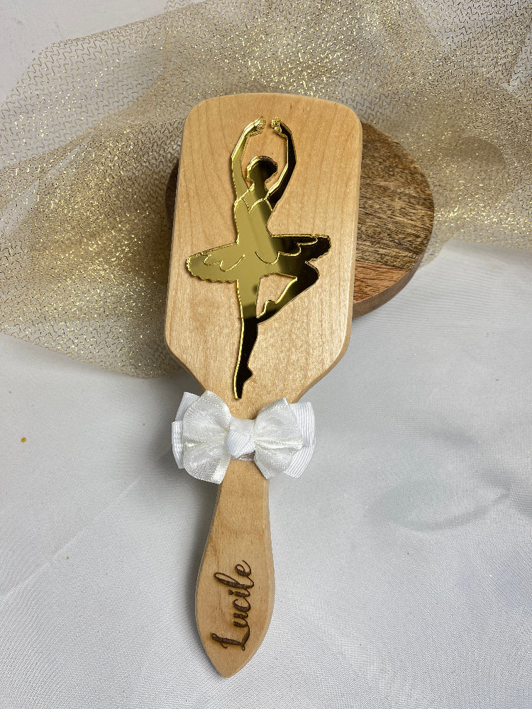 brosse rectangulaire danseuse personnalisable