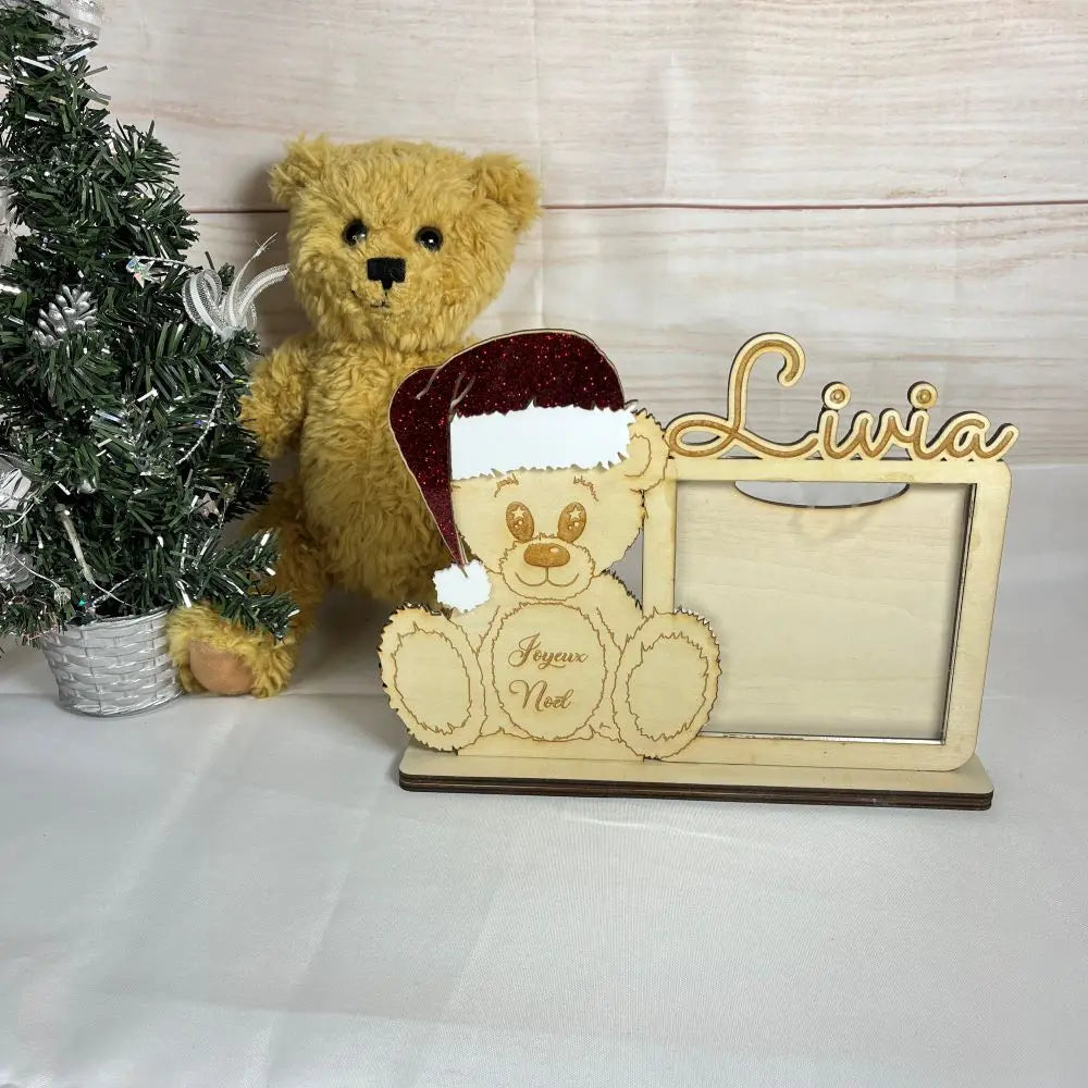 cadre photo personnalisé noël des tous petits Laurie Déco et Lumières