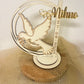 cake topper colombe bapteme