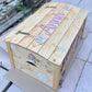 coffre a jouet en bois personnalisable 