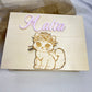 coffret bois personnalisable chaton 