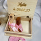 coffret bois personnalisable chaton bebe