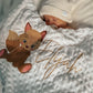 couverture renard broderie