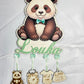 decoration de naissance panda garcon 