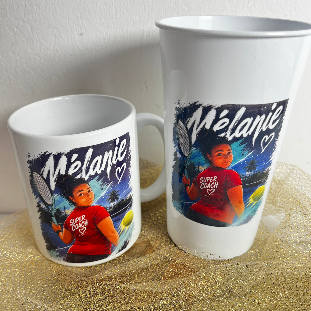 eco cup personnalisable en plastique photo