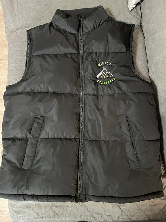 gilet sans manche broderie logo
