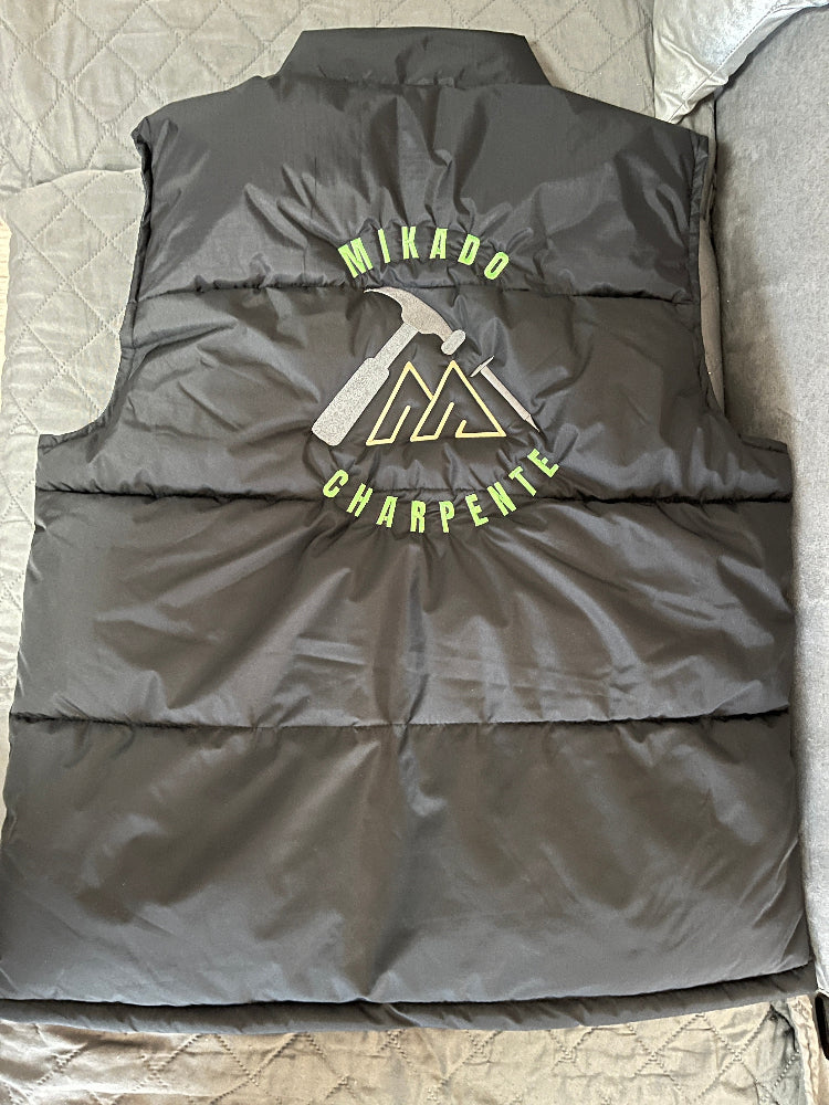 gilet sans manches logo