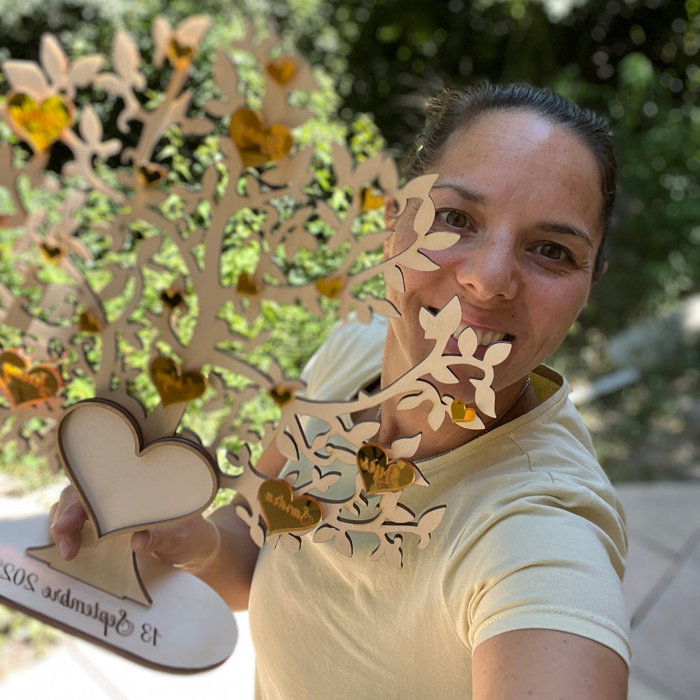 laurie deco et lumieres arbre de famille empreinte