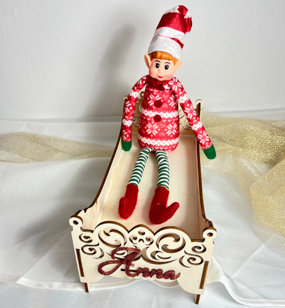 panneau photo noel personnalisable bois