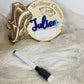 magnet en bois chrono personnalisable 