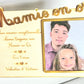 magnet photo en bois personnalisé enfants