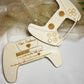 manette en bois ps5 personnalisable ouverte