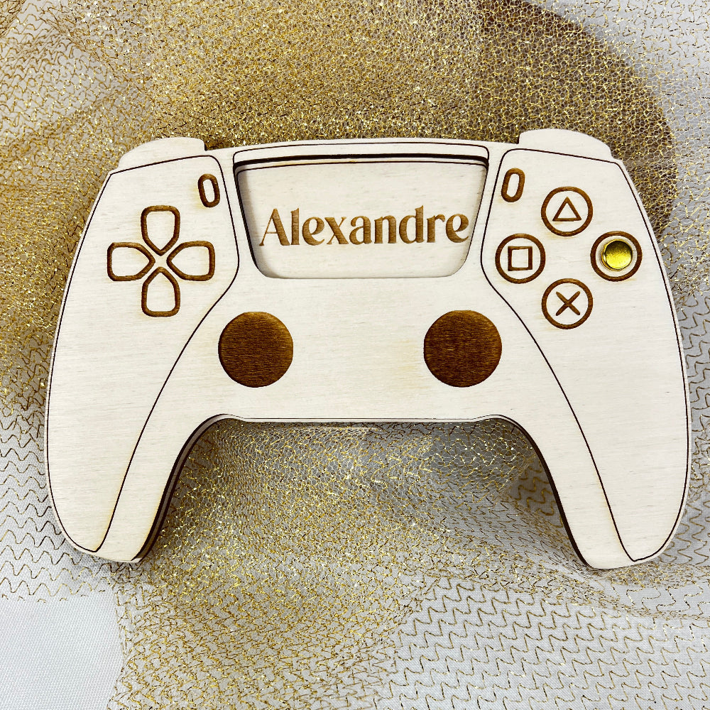 manette ps5 annonce grossesse personnalisable 