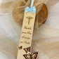 marque page en bois personnalisable papillon